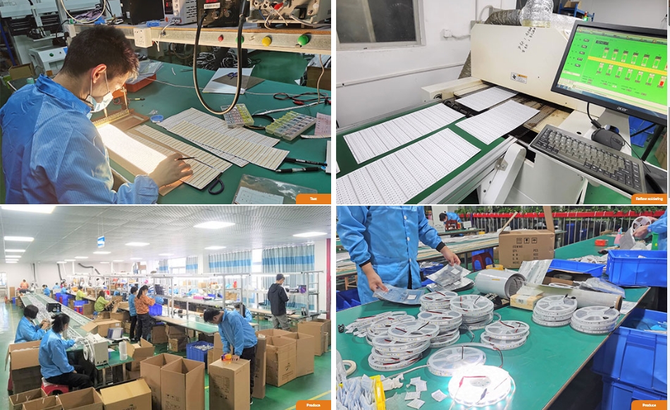 Guoye Optoelectronics ควบคุมคุณภาพของแถบไฟ LED