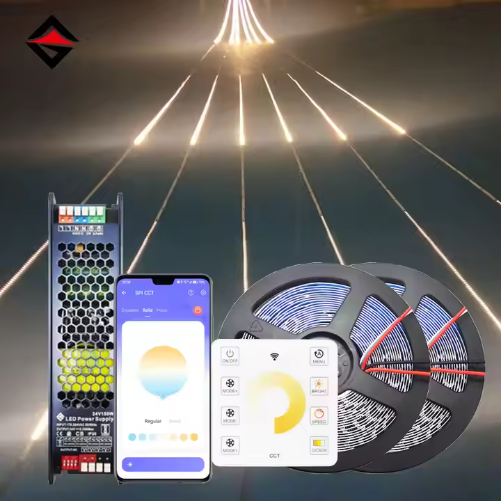 จะเชื่อมต่อและใช้แถบ LED น้ำวิ่งได้อย่างไร?
