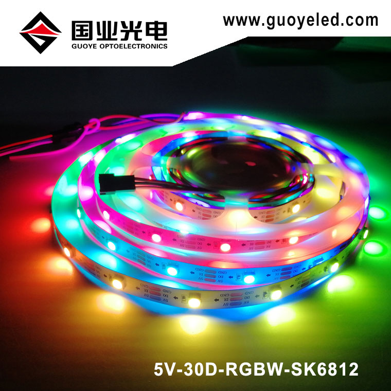 Rgbw แถบไฟ LED ที่สามารถระบุตำแหน่งได้